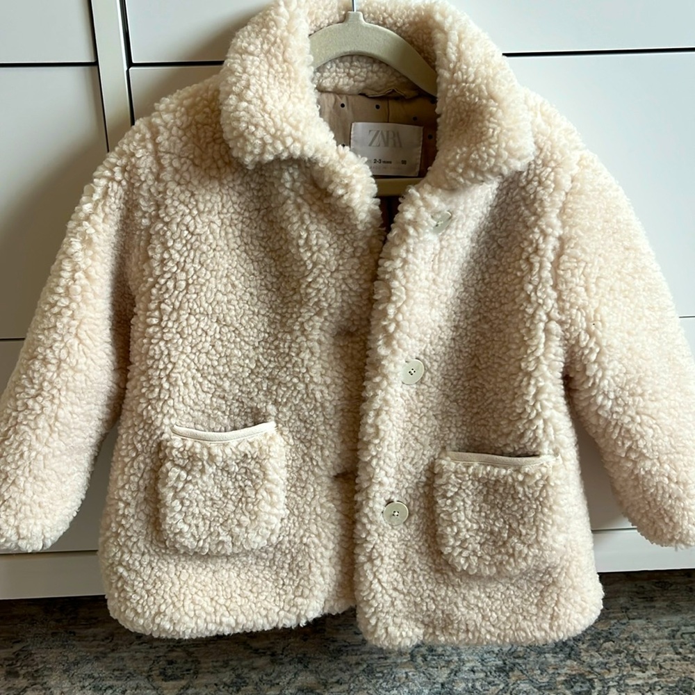 Teddy coat from Zara